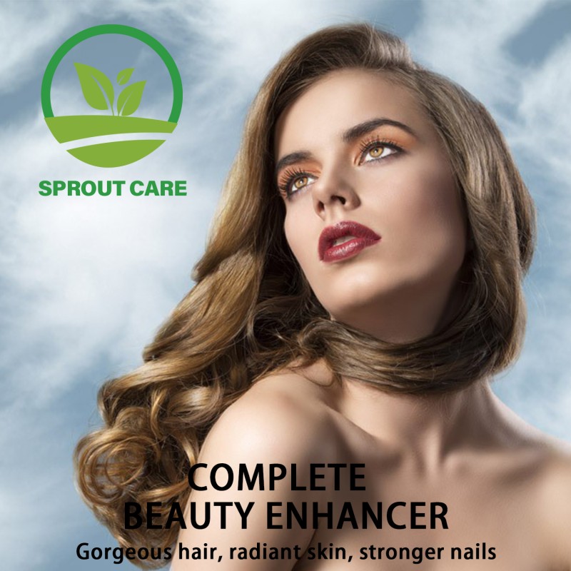 OEM Private Label Biotin Tablets Vitamin Hair Growth Tablet Natural Thicker and Stronger Hair Dietary Fiber Herbal Supplement