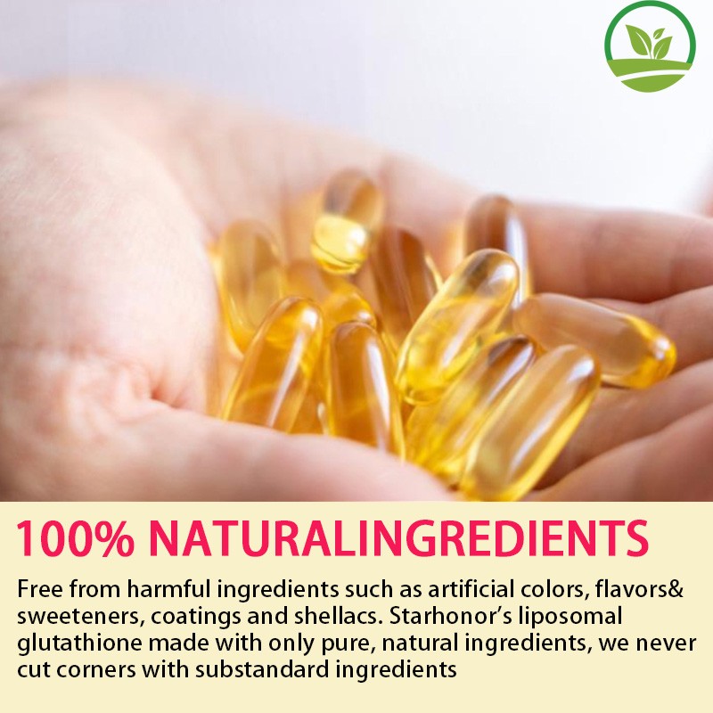 OEM Liposomal Glutathione Capsules 1000mg Natural Antioxidant for Skin Whitening & Anti - Aging