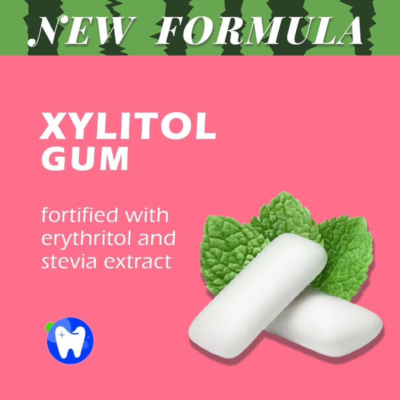 OEM /ODM Sugar -Free Aspartame -Free Chewing Gum for Oral Cleanliness Breath Refreshing for Adult