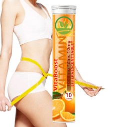 OEM Vitamin C Slimming Effervescent Tablets | Natural Detox & Energy Boost | Weight Management Supplement | Lemon Flavor