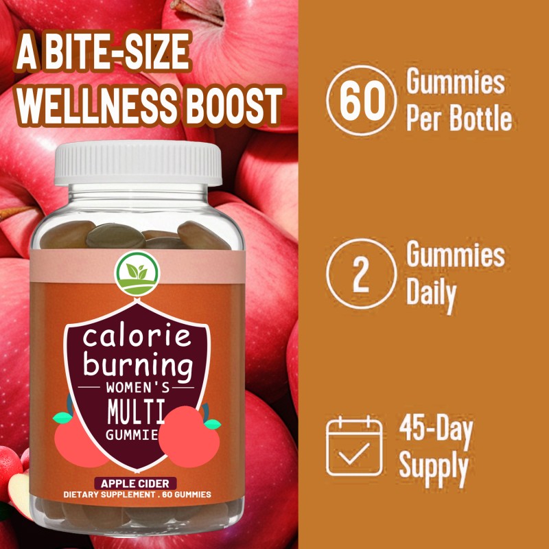 Promotional Customized Calorie Burning Gummies Slimming Weight Burn Fat Detox Helps Energy Support Herbal Supplement