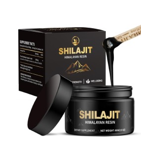 OEM Wholesale Custom Private Label 30g 50g Pure Organic Himalayan Shilajit Gold Resin Supplements Bulk Fulvic Acid with Spoon
