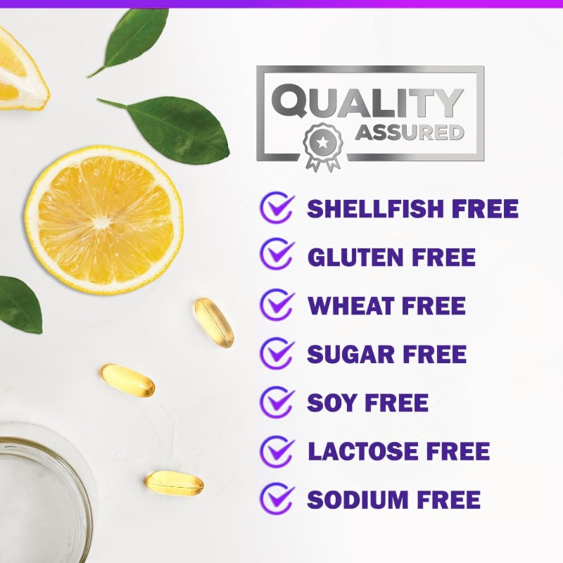 OEM Factory Supply Vegan Omega 3 Softgel Capsules Vitamin EPA DHA Halal Supplements 2400mg Brain & Heart Health Support