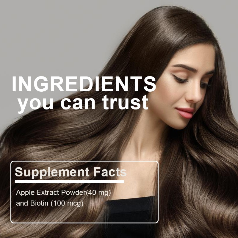 Manufacture Hair Growth Supplement Fast Nourishing Biotin Pills Tablets Improve Promote Hair Thickness Reduce Shedding Dietary