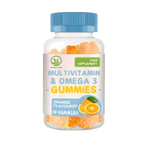 Top Quality Food Grade Kids Multivitamin Gummies Vitamin Omega 3 Gummies Children Multivitamin Gummies Improve lmmunity