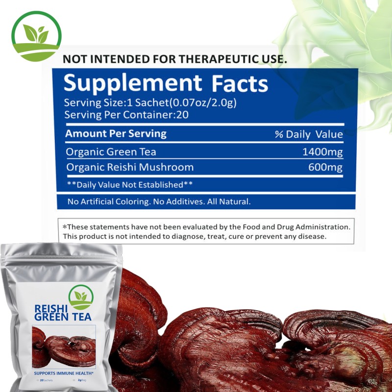 OEM Green Tea Bag Blend for Metabolism & Wellness Support - Herbal Slim Infusion