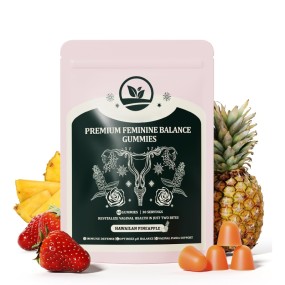 Factory Wholesale Premium Feminine Balance Gummies for Women Gummy Vitamins and Probiotics Balance Enhancing Herbal Supplement