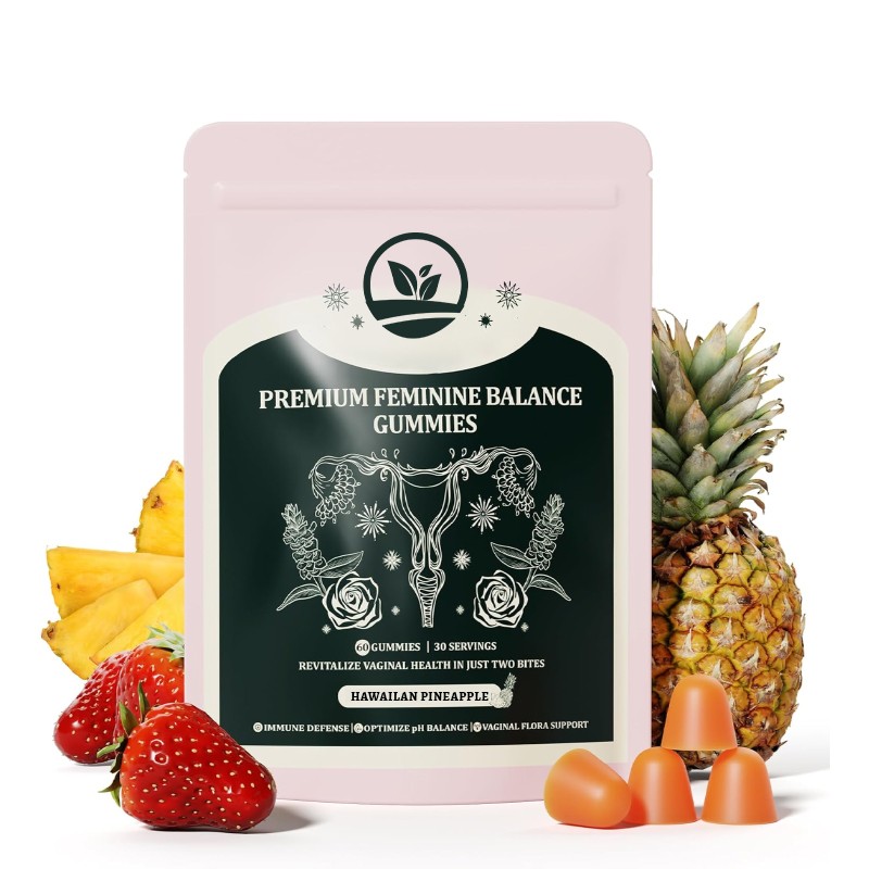 Factory Wholesale Premium Feminine Balance Gummies for Women Gummy Vitamins and Probiotics Balance Enhancing Herbal Supplement