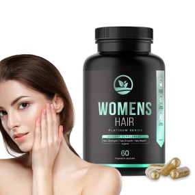 OEM Hot Sale Women Hair Complex Vitamin Supplement Support Thicker Hair Growth Biotin Capsules