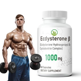 OEM Manufactory Ecdysterone Beta Capsules for Body Builders  Workout Vegan Capsules for Adult Fitness Herbal Supplement