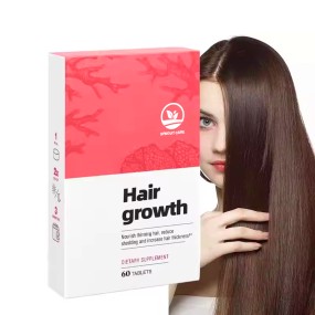OEM Hair Growth Supplement Tablets with Proprietary Collagen Complex Tablets Biotin Zinc Vitmin C Niacin Supplement for Women