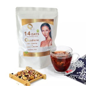 Private Manufacture Natural Tea Bags Glutathione for Skin Whitening Skin Brightening and Metabolism for Adult Herbal Supplement