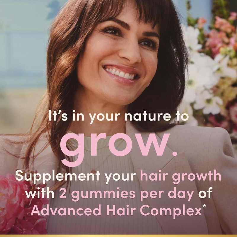 OEM Vegan Biotin Gummies Skin Nails Collagen Multivitamin Bears Vitamin C Hair Growth Gummies Collagen Gummies Herbal Supplement