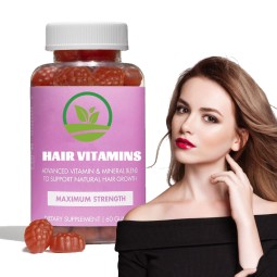 OEM Private Label Vegan Biotin Gummies Hair Vitamin Gummies Supplement Biotin Collage Keratin Gummies with Collagen Vitamin C
