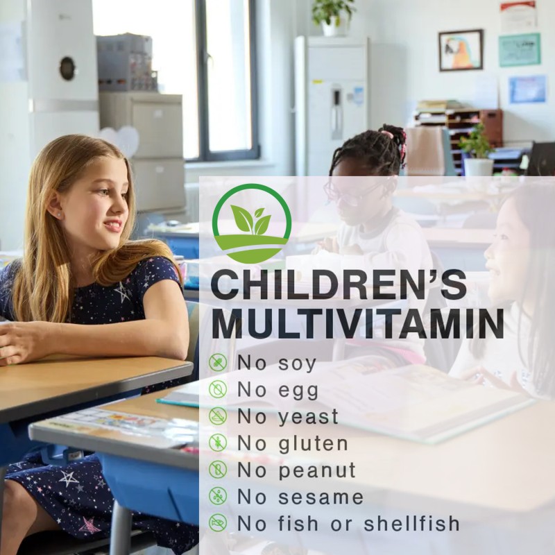 Private Label Custom Vegan Multivitamin Vitamins Enhance Immunity Pectin Vitamin C Tablets for Kids Herbal Supplement