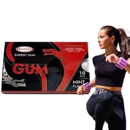 Sugar-Free Energy Gum with Caffeine and B Vitamins Fresh Breath Oral Care Chewing Gum with L-theanine and Caffeine