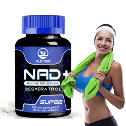 High Potency NAD+ 1200mg Supports Cellular Health & Anti-Fatigue & Mitochondrial