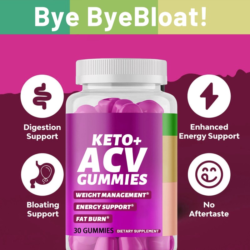 OEM Hot Selling Keto Gummies Rich in Apple Cider Vinegar for Weight Management Belly Fat Burning Dietary Supplements