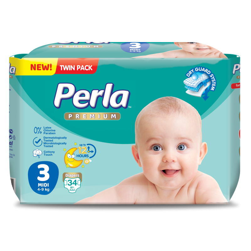 Baby Diapers Manufacturer - PERLA Training Diapers Anti-Leak Waterproof NB SAP