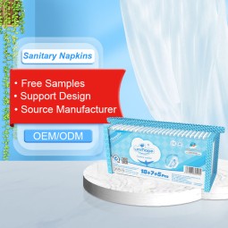 Sanitary Pads Factory - High Quality Wingled Organic Cotton Comfortable