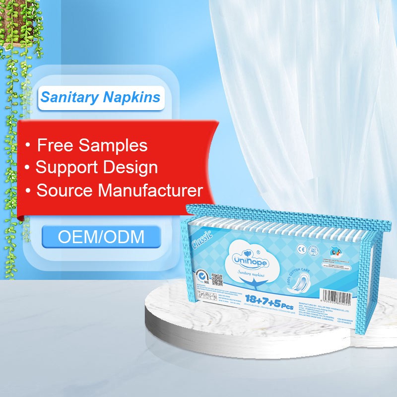 Sanitary Pads Factory - High Quality Wingled Organic Cotton Comfortable