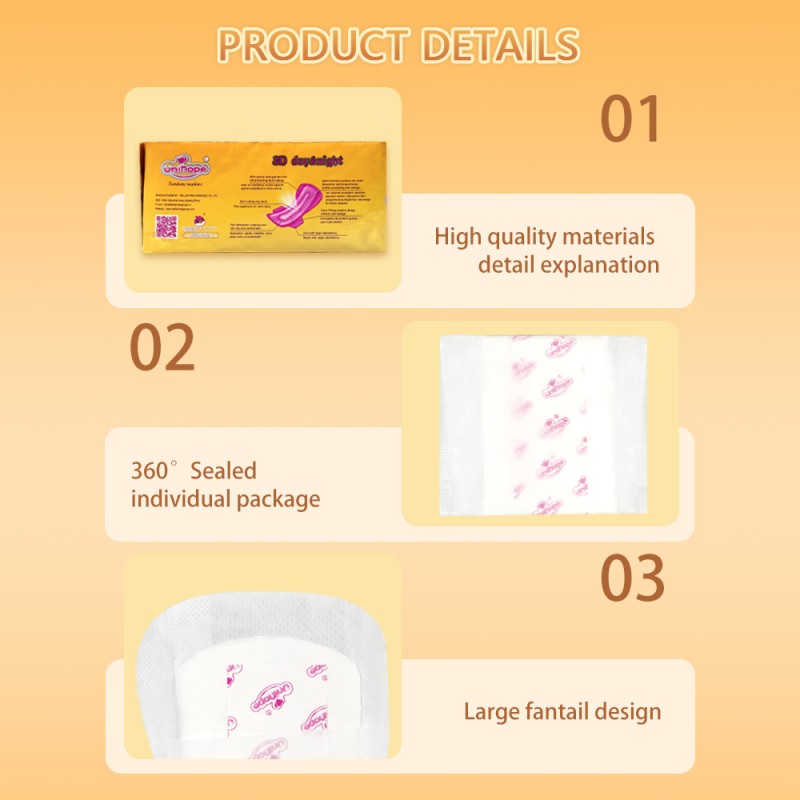 Sanitary Pads Factory - 2025 Customization Organic Hypoallergenic Ladies
