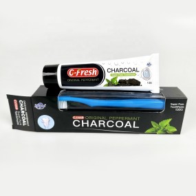 Toothpaste Factory - OEM Charcoal Whitening Bamboo Toothbrush Care
