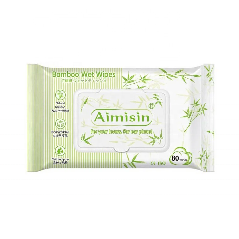 Baby Wipes Manufacturer - Bamboo Strong Double-Sealed Lid Packaging Eco-Friendly