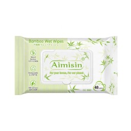 Wet Wipes Manufacturer - OEM Bamboo Flushable Biodegradable Sensitive Skin Face