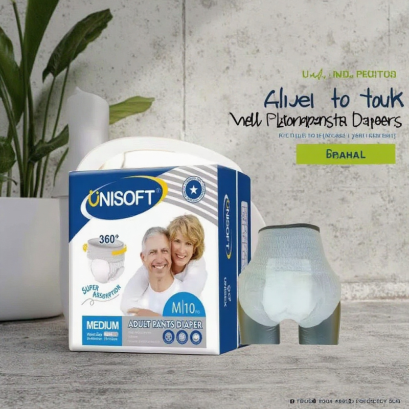 Adult Pull Up Diaper Manufacturer - Unisoft Custom Super Absorption Disposable
