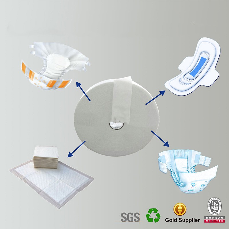 SAP Absorbent Core Manufacturer - Tengbang Wholesalers Airlaid Paper for Diapers