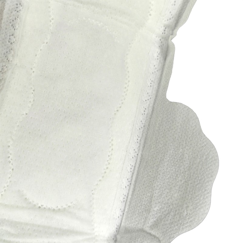 Sanitary Pads Manufacturer - Free Sample Biodegradable Overnight Wing Side Tape Top Sheet Light Anion