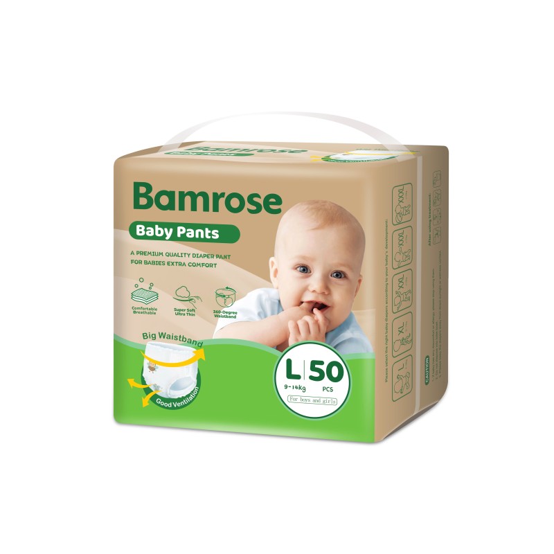 Baby Diapers Manufacturer - Bamrose New Arrival Biodegradable Ecological Factory Price Free Sample