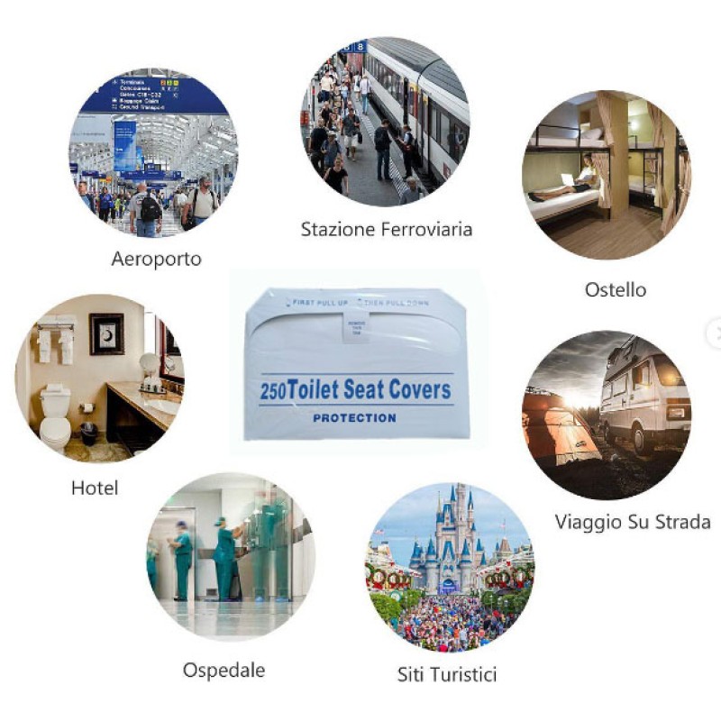 Toilet Seat Covers Supplier - 10 Pieces Packing Flushable Travel