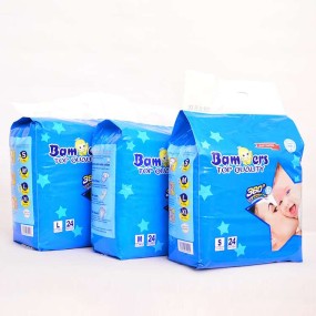 Baby Diaper Supplier - No Brand PE Film M Size Cheap Price Pakistan