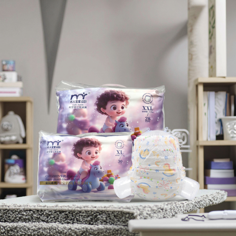 Baby Diapers Manufacturer - Wholesale Breathable Smart Disposable Pants L Size Manufactured