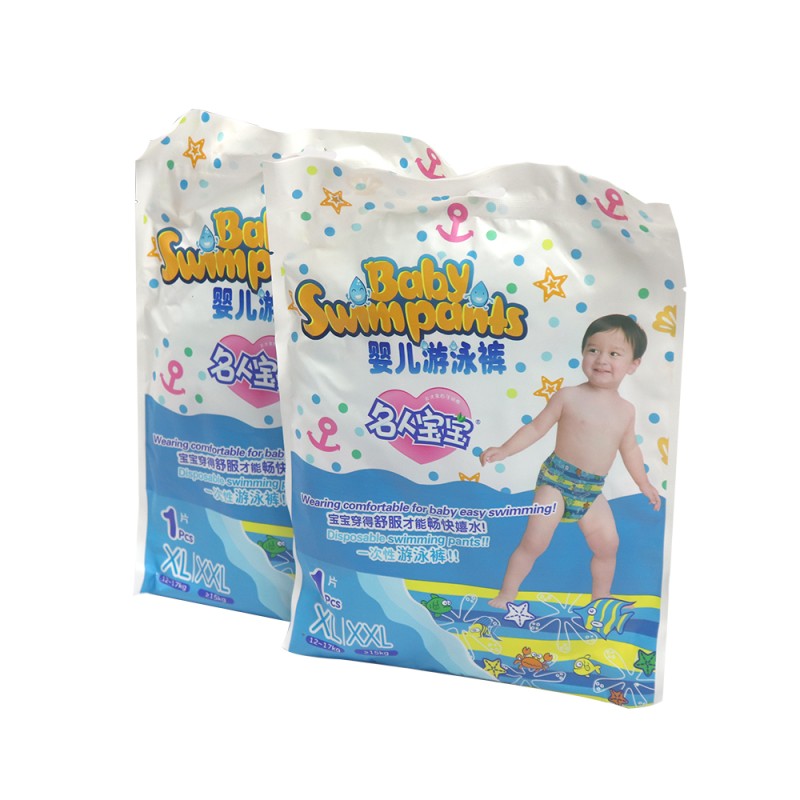 Swim Diapers Manufacturer - Competitive Disposable Anti-Leak Printed Swimming Pants