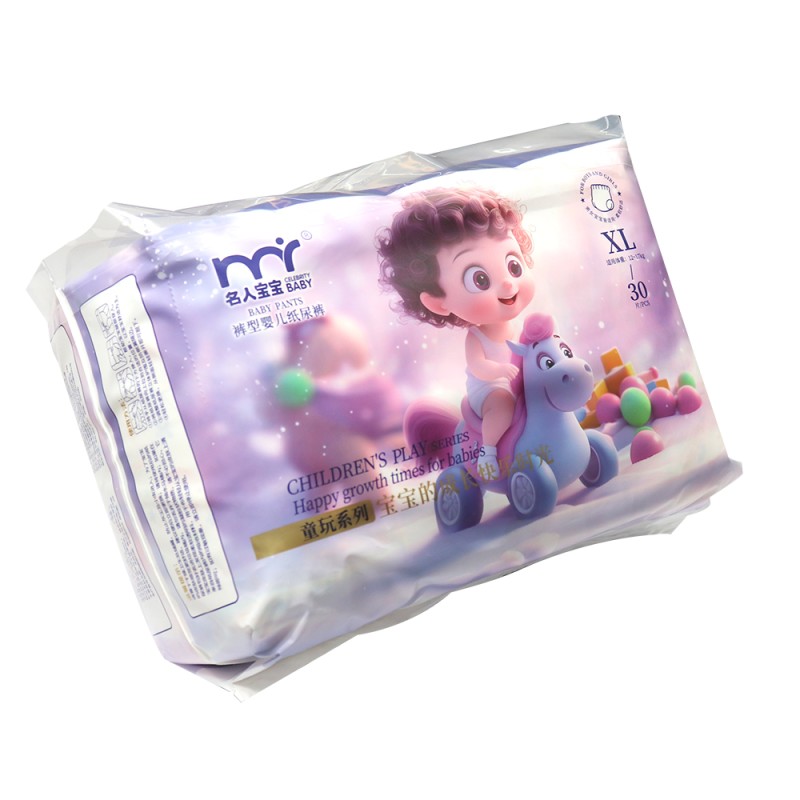 Baby Diapers Manufacturer - Gentle Baby Pant Non Woven Breathable Dermatologist-Tested