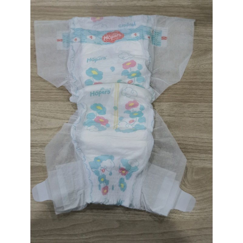 Baby Diapers Manufacturer - Hopers Wholesale Disposable Nappy Grade A Fluff Pulp Preemie Supplier