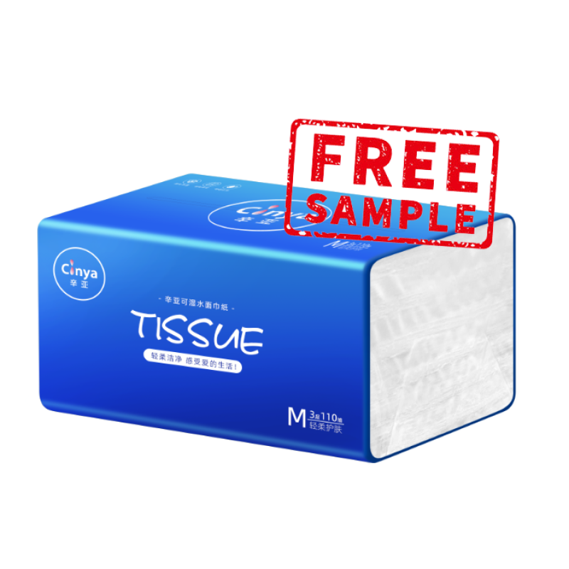 Facial Tissue Manufacturer - Hot Selling Tissue Paper Custom Logo Printing Facial Tissue