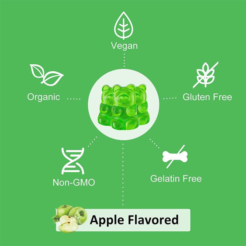 OEM Healthcare Supplements Seamoss Gummies Vegan Organic Sea Moss Gummies Sugar Free