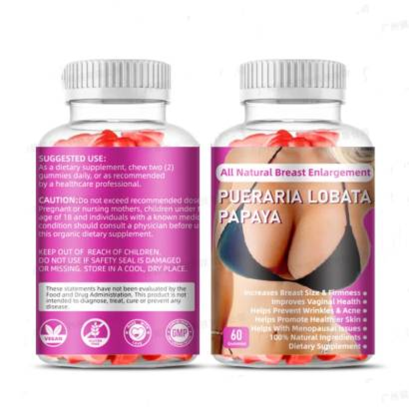 Breast Enlargement Gummies Pills Natural Breast Enlargement Lifting and Firming Breast Enhancement Gummies