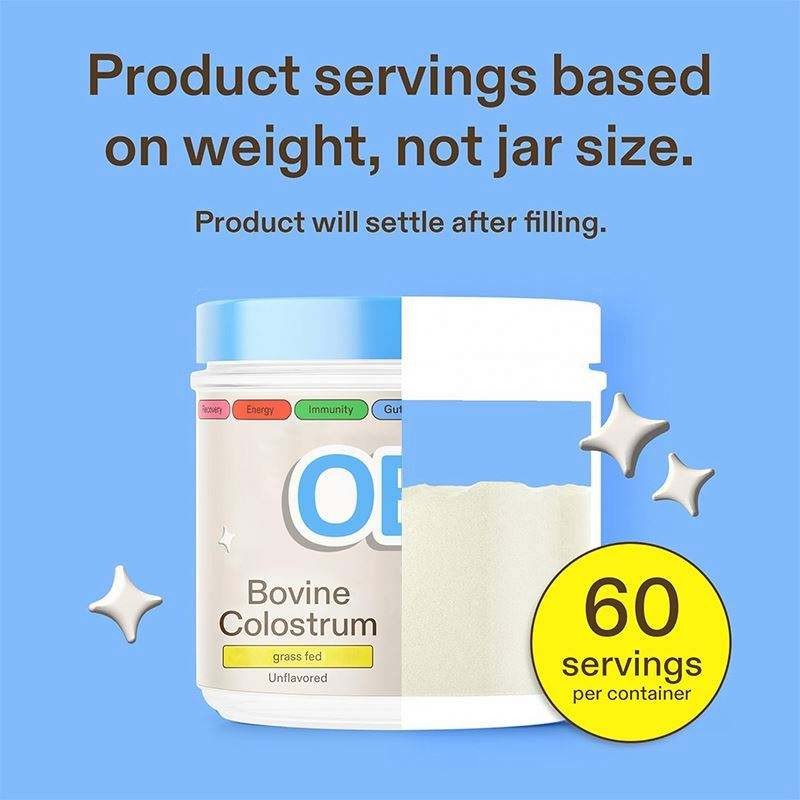 OEM Wholesale Natural Bovine Colostrum Powder Original Superfood Nutritional Supplements for Adults Digestive Grass-Fed Powder