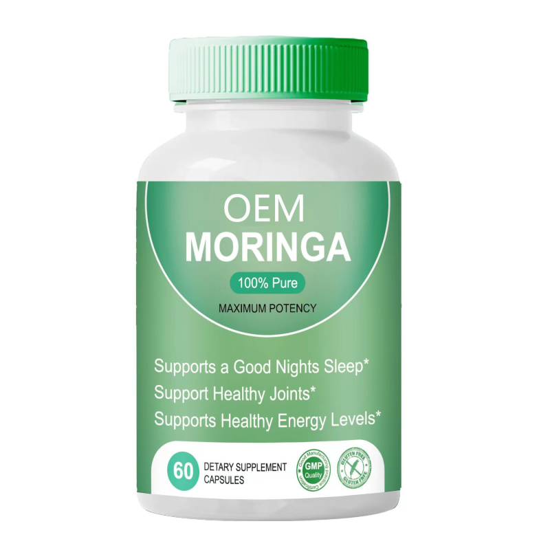 Direct Factory Sale Popular Moringa Leaf Capsules for Adults Cross-Border TK Healthcare Supplement Hot-Selling