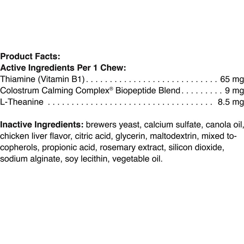 OEM Private Label Probiotic Anti-Anxiety Chews Pet Calming Tablets for Dogs and Cats Pet Health Care & Supplements