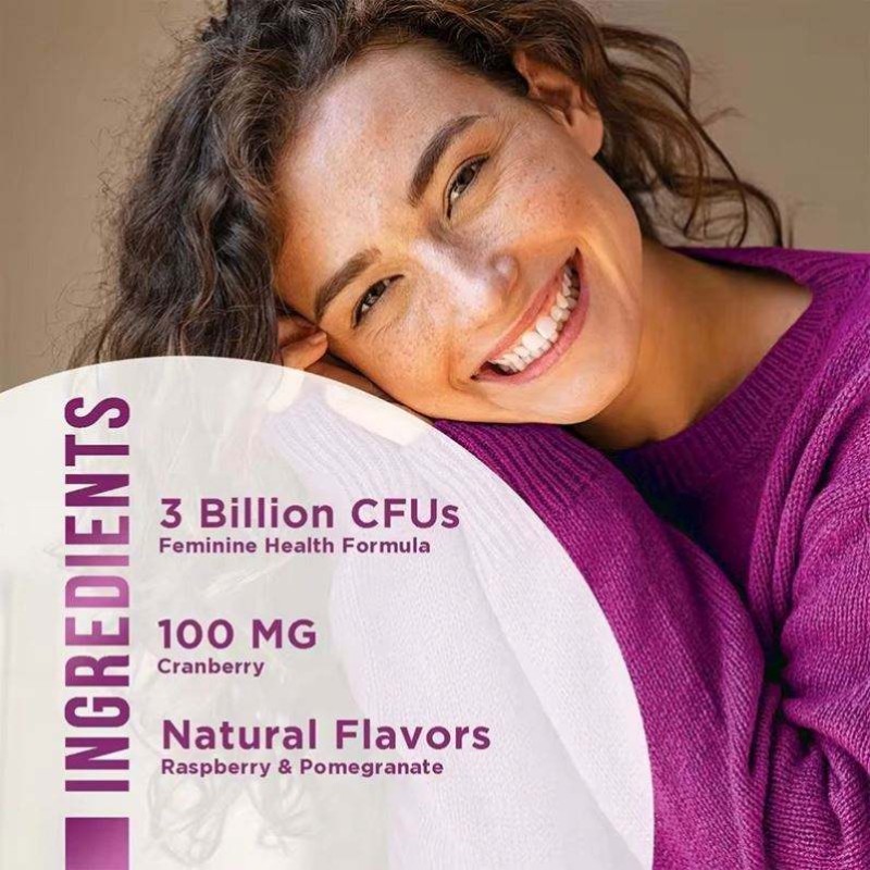 Private Label Vegan Cranberry Adult Probiotic Gummies for Women