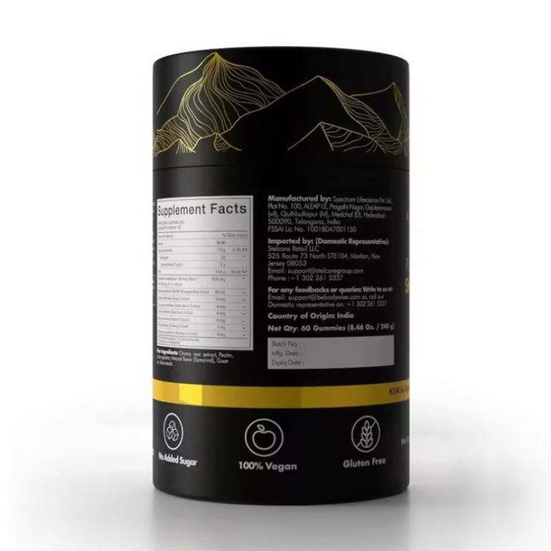 Himalayan Shilajit Gummies Organic Supplement Individually Wrapped Shilajit Original Natural Shilajit Gummies