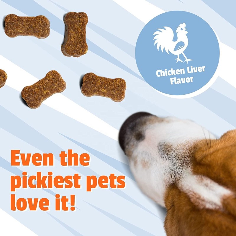 OEM Private Label Probiotic Anti-Anxiety Chews Pet Calming Tablets for Dogs and Cats Pet Health Care & Supplements