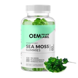 Skin Care Healthcare Supplements Seamoss Gummy Candy Slim Sea Moss Gummies for System