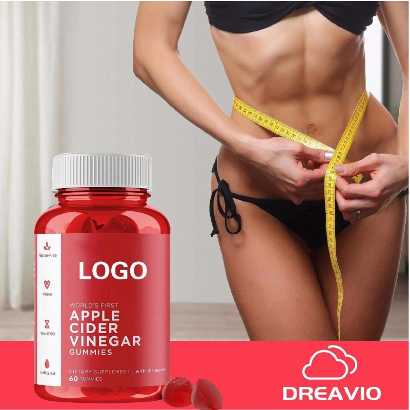 Private Label Apple Cider Vinegar Gummies with 1000mg for Adults